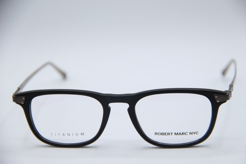 NEW ROBERT MARC NYC SERIES 2:2003 10M BLACK AUTHENTIC FRAMES EYEGLASSES 48-19 gallery