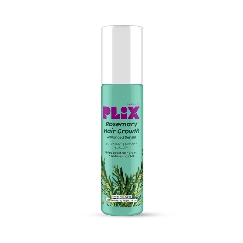 The Plant Fix Plix Rosemary Hair Growth Serum with 3% Redensyl, 4% AnaGain, 10ml