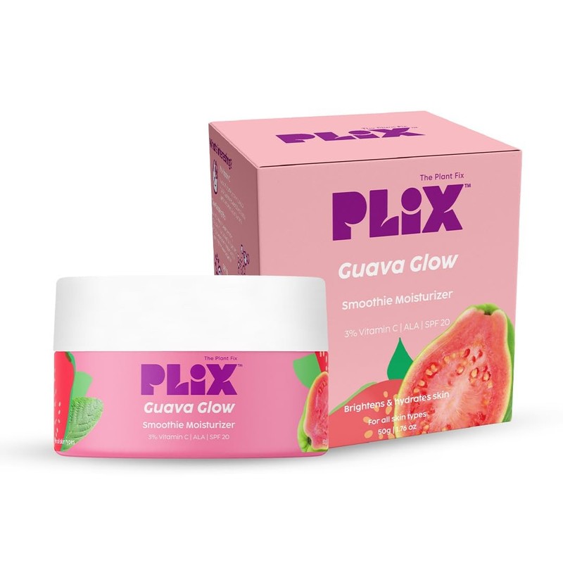 The Plant Fix Plix Guava Glow Smoothie Moisturizer For Brighter Skin (50G)