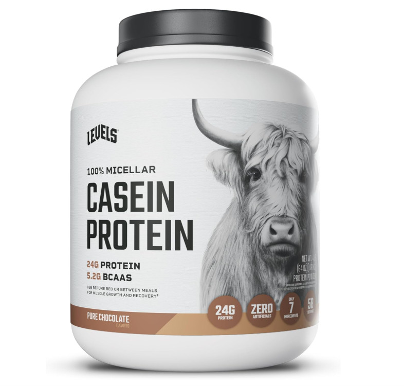 Levels Micellar Casein Protein Chocolate 4lb Hormone Free