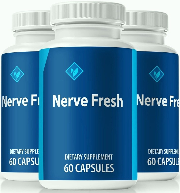 Nerve Fresh Advanced Cognitive Pills for Nerve Health & Function (3 Bottle Pack)