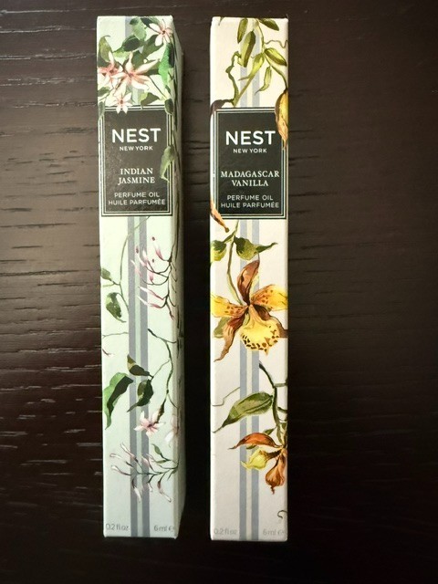 New Nest New York Jasmine Indian Perfume Oil & Magadascar Vanilla Rollerballs