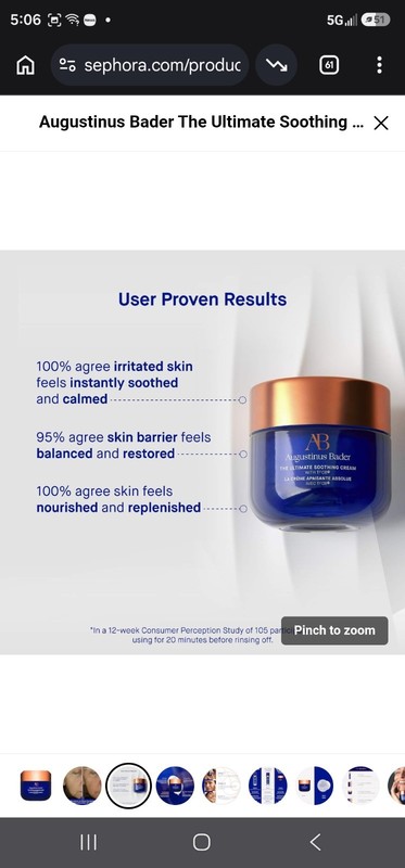 2. Augustinus Bader the Ultimate Soothing Cream W Tcf8 1.7oz (50ml) Msrp $315 gallery