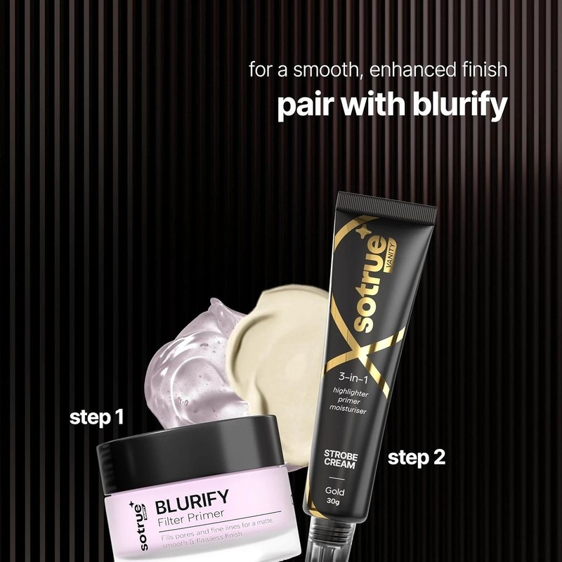 Sotrue Strobe Cream Gold for Face Radiance Boosts Hydration All Skin Types 30g gallery