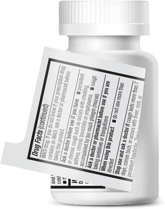 Mucus Relief DM Tablets: Dextromethorphan 20mg & Guaifenesin 400mg - 120 Count gallery
