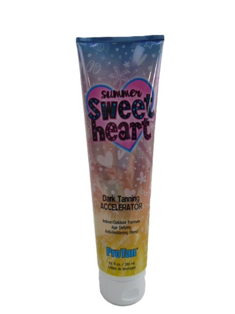 Pro Tan Summer Sweetheart Tanning Lotion 9.5 oz Dark Accelerator Indoor/Outdoor