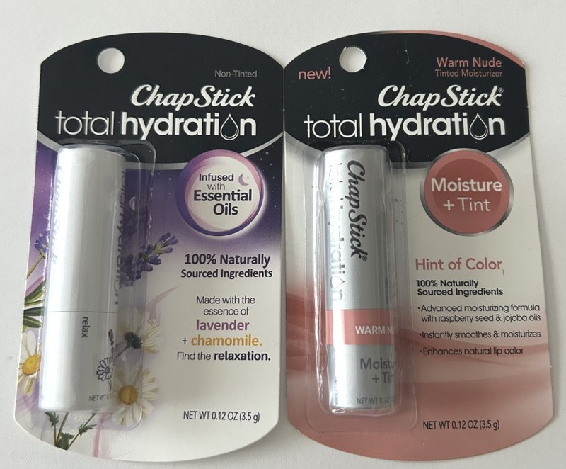 ChapStick Total Hydration Lip Balm Warm Nude/Lavender Chamomile