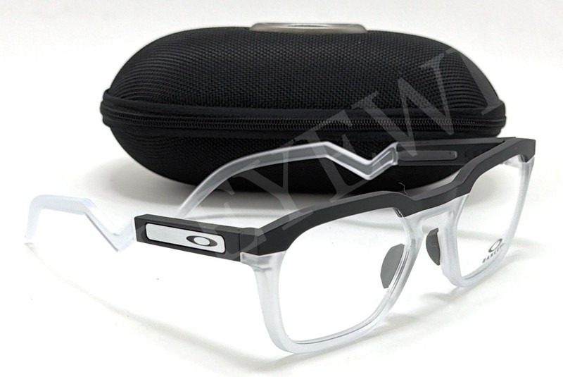 Oakley HSTN SQ RX OX8208-0452 Satin Black Square Eyeglass Frames 52-21-143