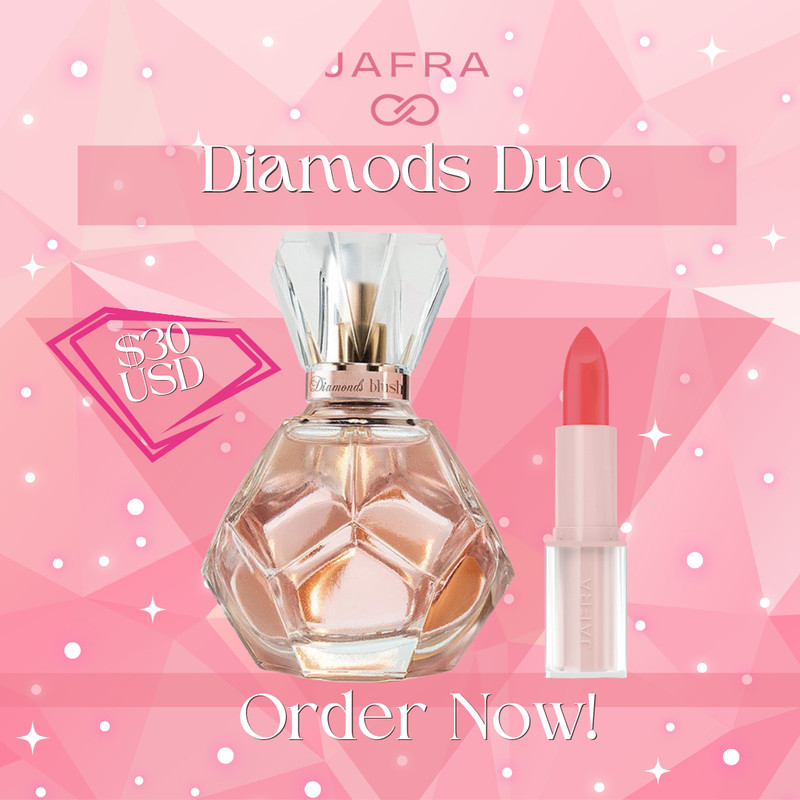 JAFRA Diamonds BLUSH Eau De Parfum 1.7 Fl oz New In Box
