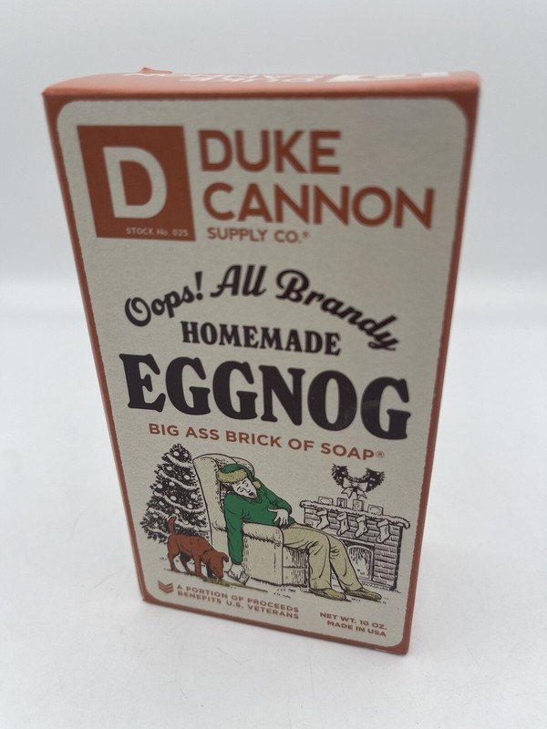 Duke Cannon Homemade Eggnog Big Ass Brick Soap for Men 10oz Ltd Edition Holiday gallery