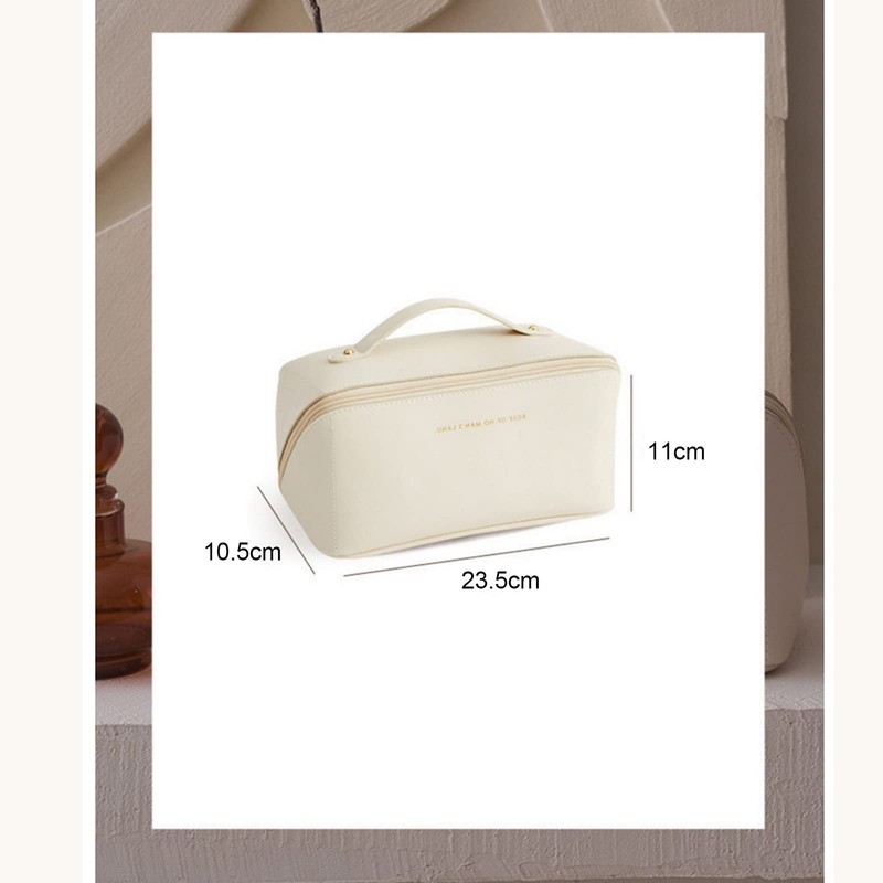 Large Compartmentalized Makeup Organizer Bag–Portable for Travel& Daily Skincare gallery