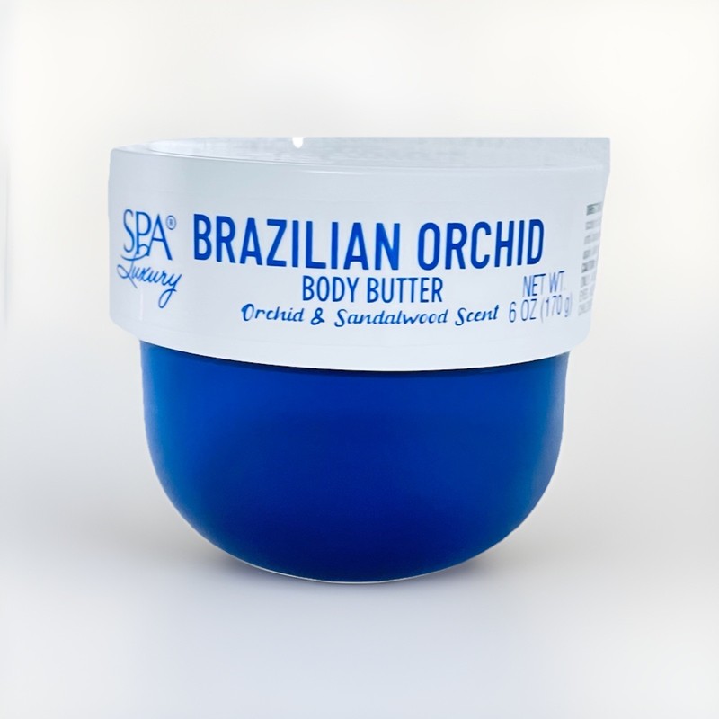 1 Spa Luxury Brazilian Orchid Body Butter Moisturizer, Orchid Sandalwood, 6 oz gallery