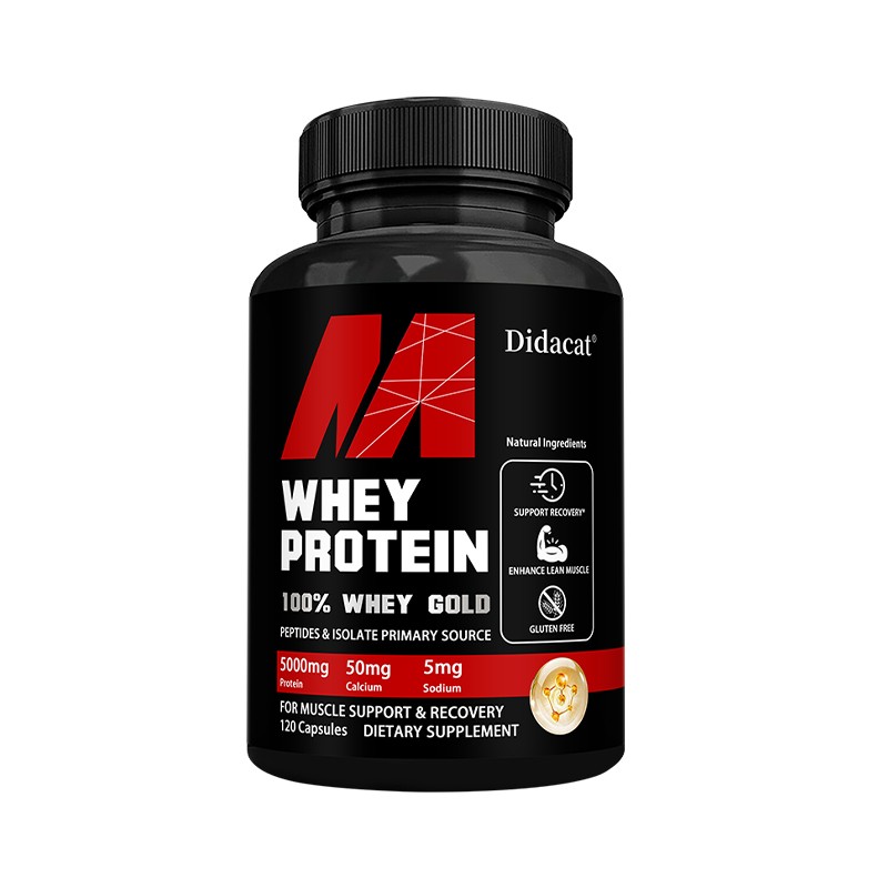 Whey Protein Capsules – Maintain Muscle Strength-Perfect Body Shape-120 Capsules