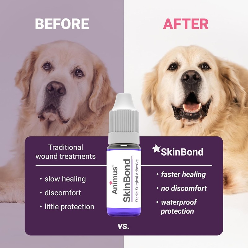 Animus SkinBond Veterinary Skin Glue - 2ml & 10 Applications - Animal Surgical G gallery