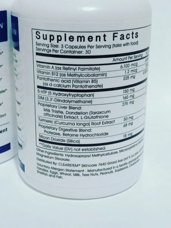 CLEARSTEM (Age+Acne) Mind•Body•Skin® Vitamin – 90 Capsules, 2 Pack gallery