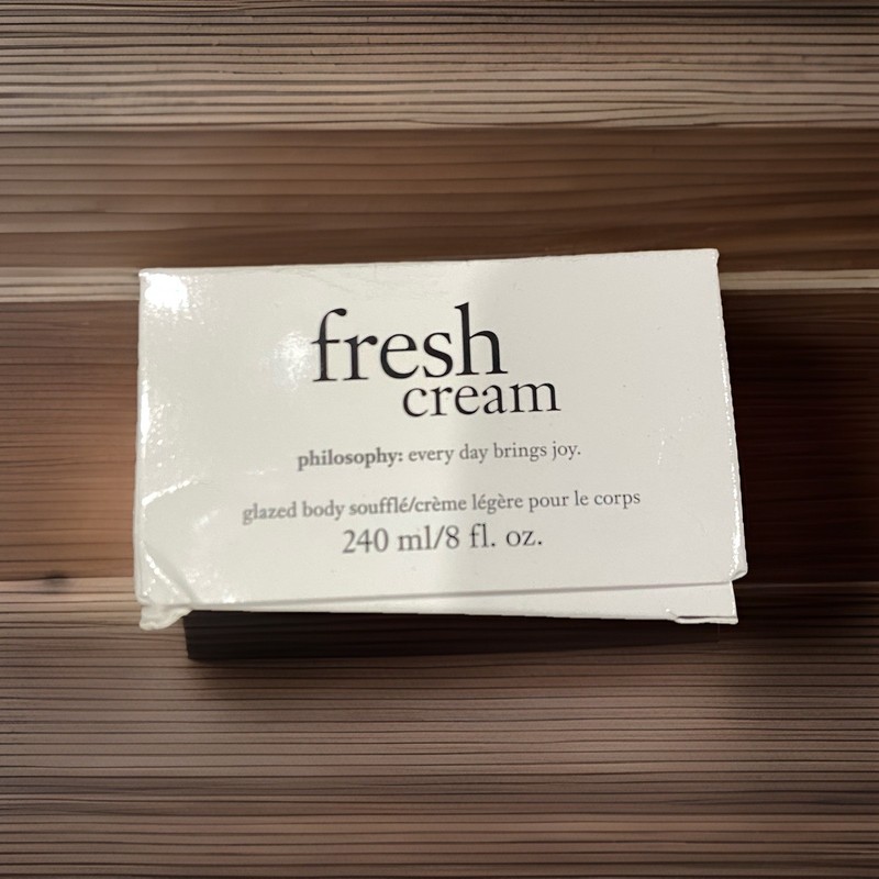 Philosophy Glazed Body Souffle Cream Moisturizer Fresh Cream 8 Oz