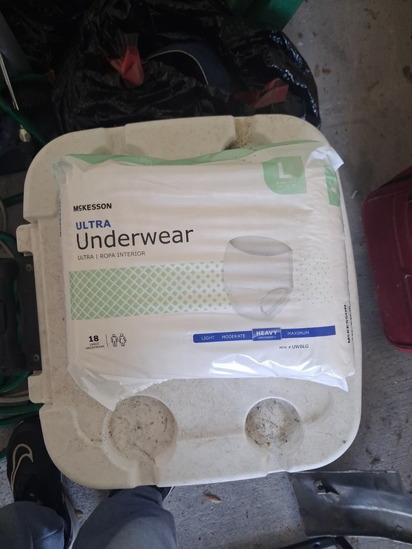 McKesson Adult Disposable Pull on up Underwear Diapers L Heavy Absorbency 18 Ct