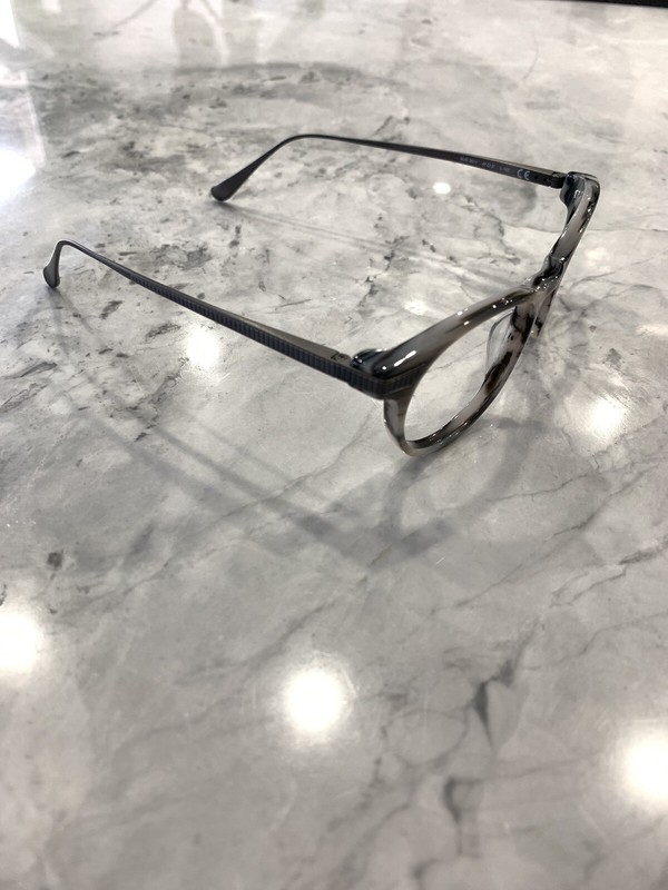 Maui Jim MJO2611-27B Charcoal Horn Titanium EYEGLASSES 47-21-143mm L Japan gallery