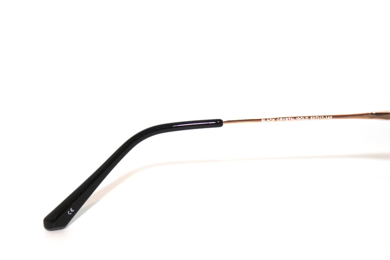 NEW MODERN TIMES ANYWAY BLACK GOLD AUTHENTIC EYEGLASSES FRAMES 52-17-140MM gallery