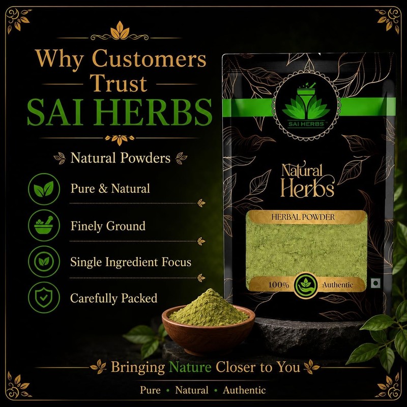 SAI HERBS Kamal Kesar Powder Nelumbo Nucifera Stigmas Lotus Saffron Natural gallery