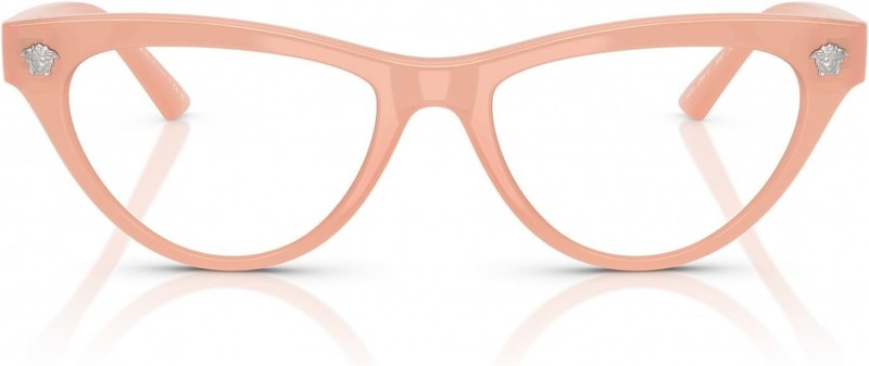 Versace VE3364U 5497 Eyeglasses 52mm Pink Opal / Clear Demo Lens gallery