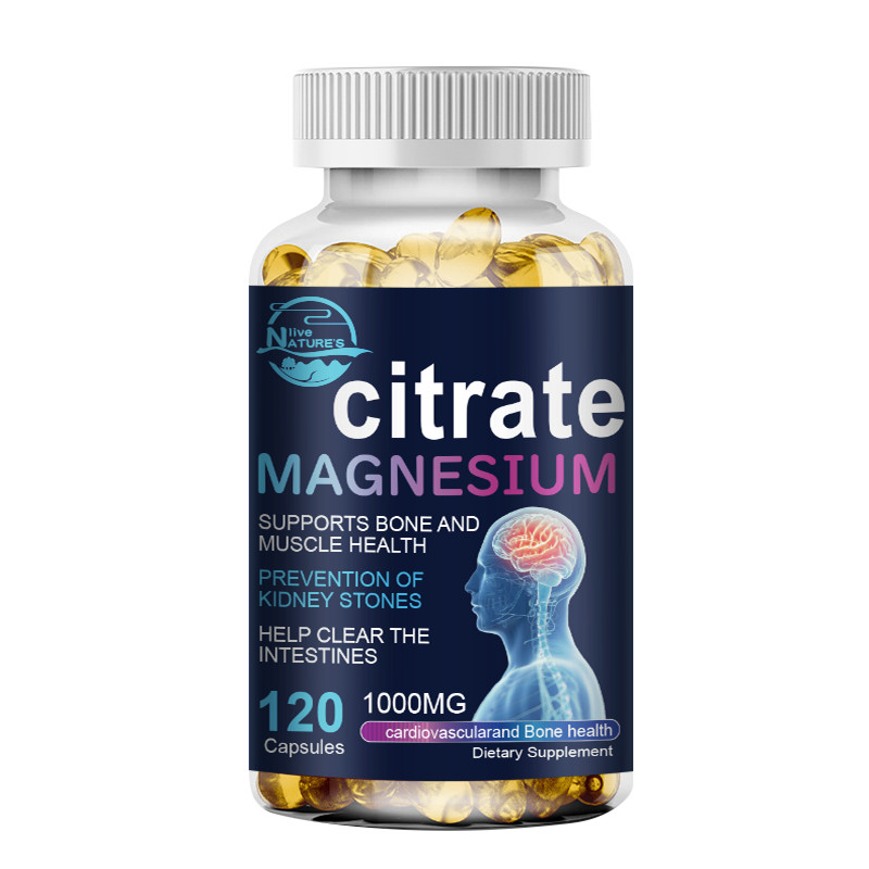 BEST MAGNESIUM CITRATE SUPPLEMENT 1000 MG –120/240/480CAPSULES – HIGH ABSORPTION