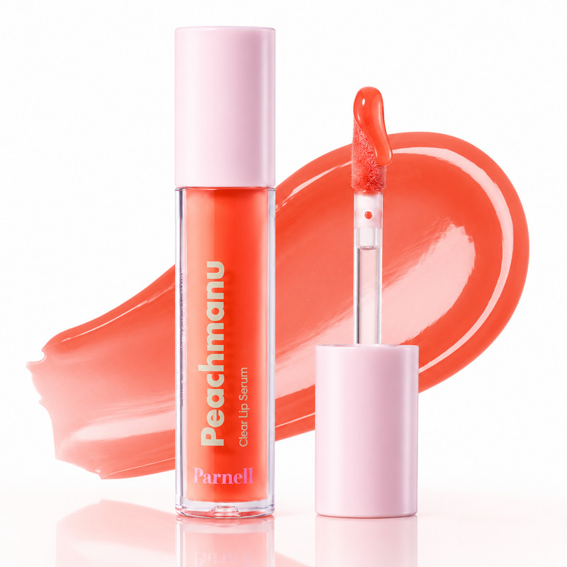 PARNELL Peachmanu Glow Lip Serum 3.3g #02 Coral Lip Gloss