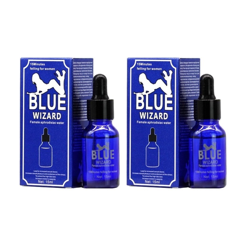 2x Blue Sex Drops 15ml Female Water 15 Mins Effect (Free Shipping)