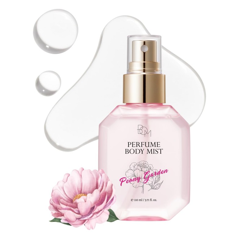 Bom Peony Garden Perfume Body Mist 3.71 Fl Oz Floral Scented Fine Mist
