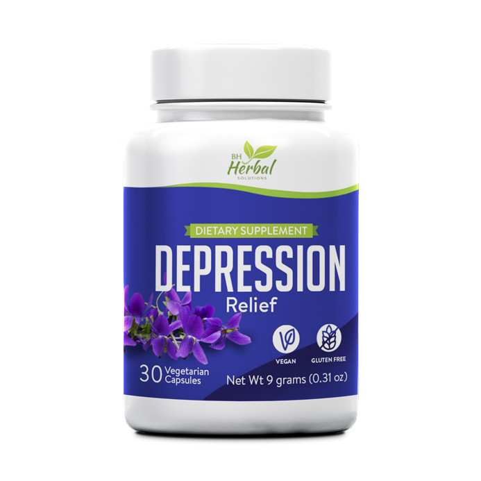 Depression Relief – Mood Enhancer – Naturally Feel Upbeat – Anti Depression Pill