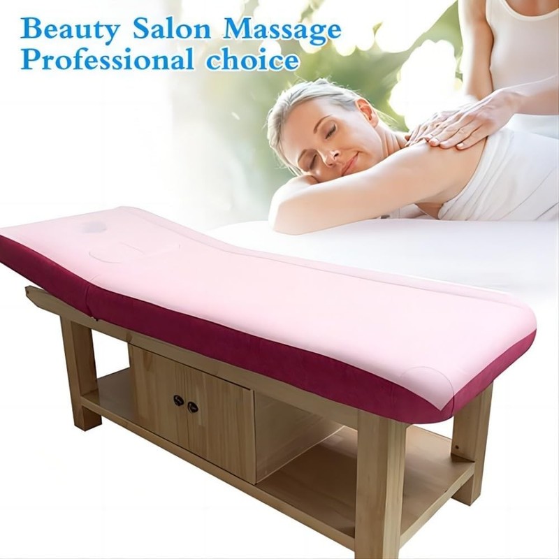 100Pcs Disposable Massage Table Sheets 31.5" x 71" Non-Woven Fabric Bed Cover... gallery