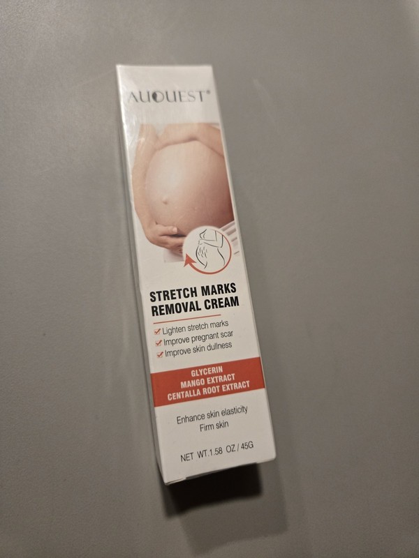 AUQUEST Stretch Mark Reducer Cream Glycerin Mango Centella 1.58 oz