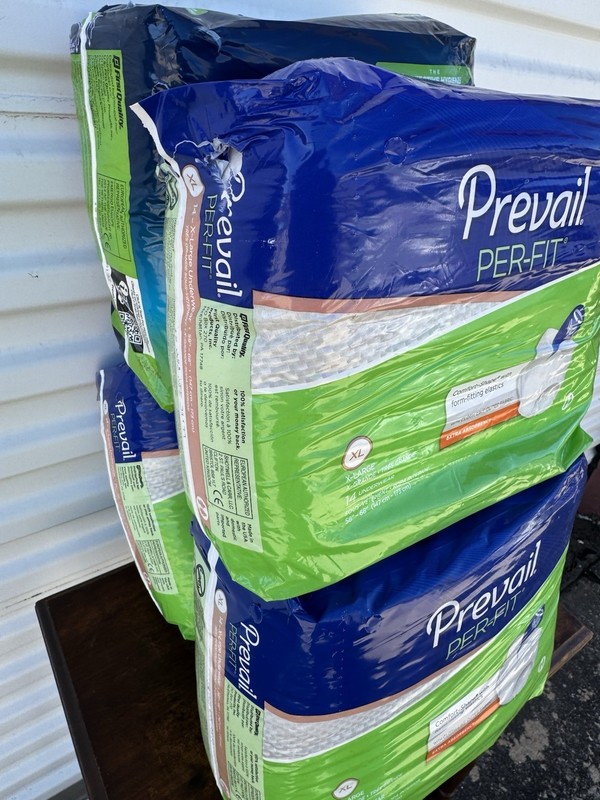 Prevail PER-FIT Daily Underwear LOT Of 4 NEW Packs Size XL Extra large 58"-68" gallery