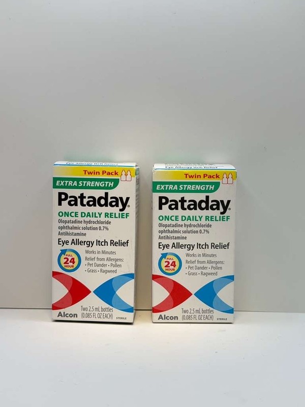 Pataday Once Daily Relief Extra Strength Allergy Eye Drops – Twin Pack (pack 2)