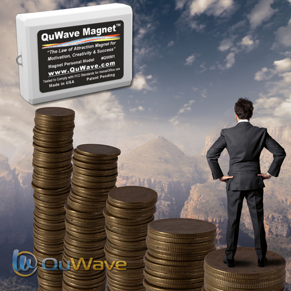 QuWave Law of Attraction Magnet QWM1B - Improves Success Happiness Wealth Health gallery