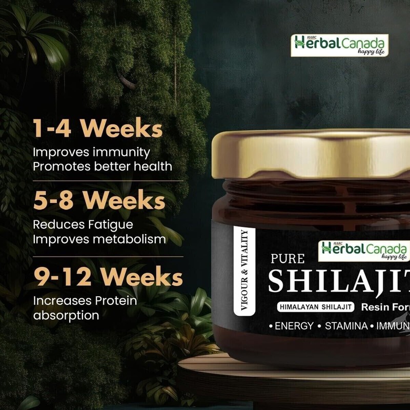 ORGANIC PURE HIMALAYAN SHILAJIT RESIN EXTREMELY POTENT - 20 GM WITH 1 SOON gallery