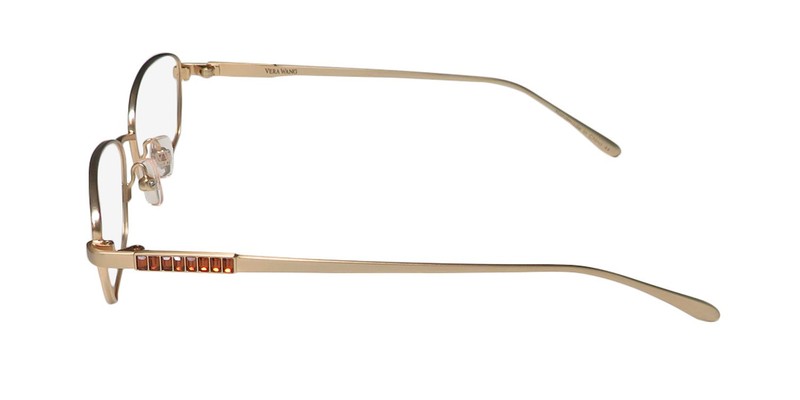 NEW VERA WANG LUXE MIRIAM EYEGLASSES GOLD YG 51-16-132 FULL-RIM WOMENS DESIGNER gallery