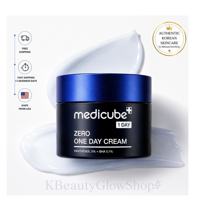 medicube Zero One Day Cream Panthenol 5% + BHA 0.1% Hydrating 1.69 fl oz Korean
