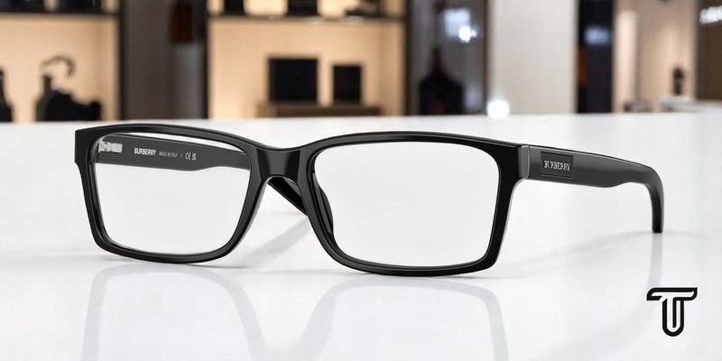BURBERRY BE2108 3001 Black Demo Lens 54 mm Men’s Eyeglasses
