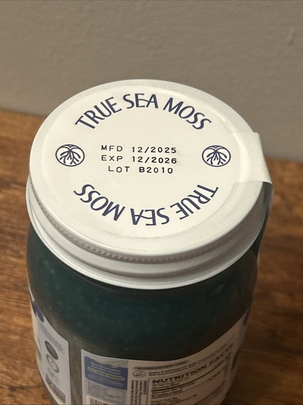 3x True Sea Moss Gel Superfood Blue Spirulina and Raspberry 16 fl oz EXP 12/2026 gallery