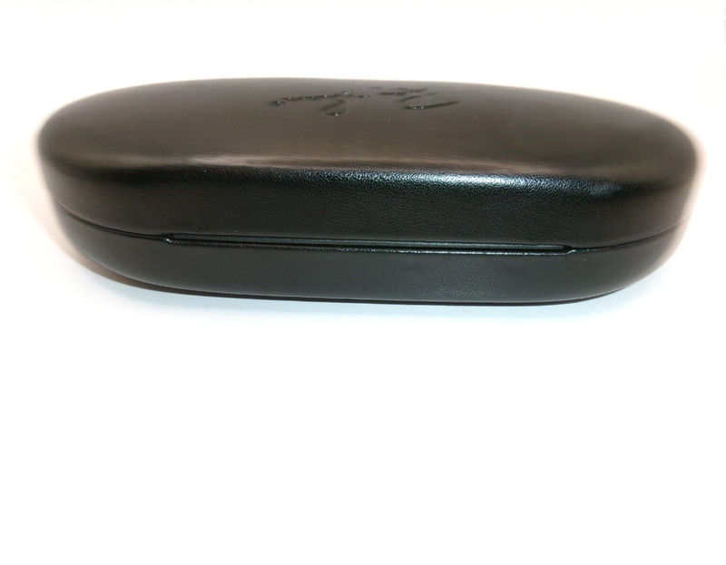 Ray Ban Sunglass Eye Glass Case Black Hard Clamshell Logo Beige Interior gallery