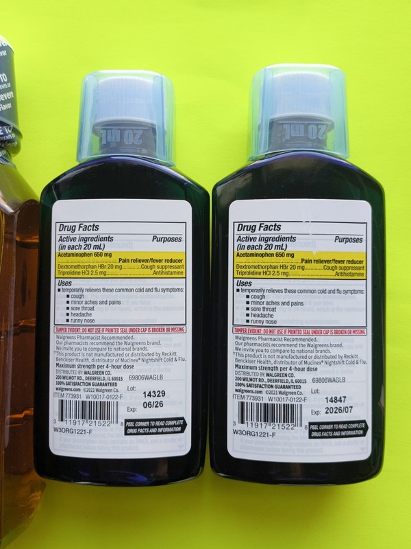 Walgreens Nighttime Liquid Cold & Flu Treatment - Lot of 3 gallery