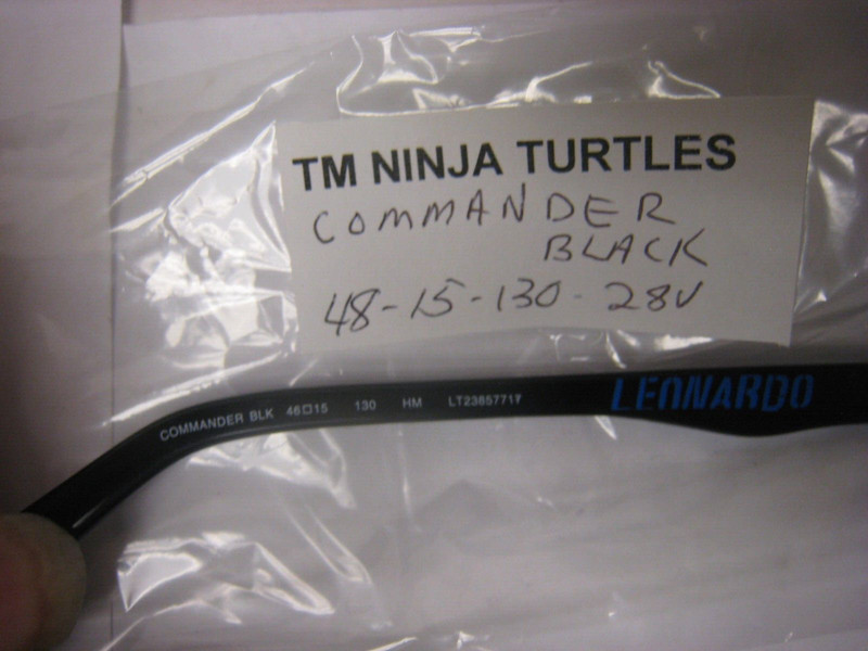 TEENAGE MUTANT NINJA TURTLE Style COMMANDER BLK 48-15-130-28v Eyeglass Frames gallery