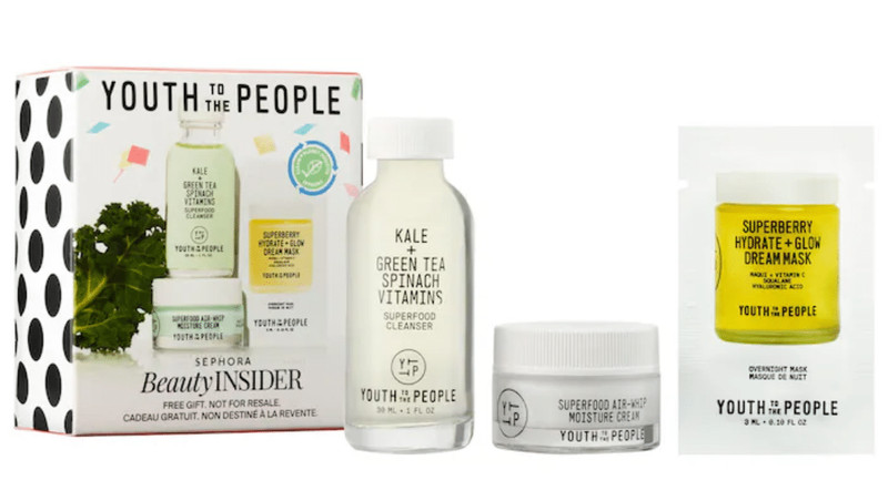 Youth To The People Sephora Beauty Insider 3PC Skincare Gift Set BNIB!