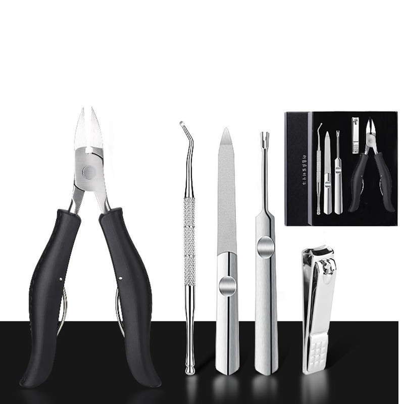 Ingrown Toenail Removal Kit, 5PCS Stainless Steel Toe Nail Kit, Straight Edge... gallery
