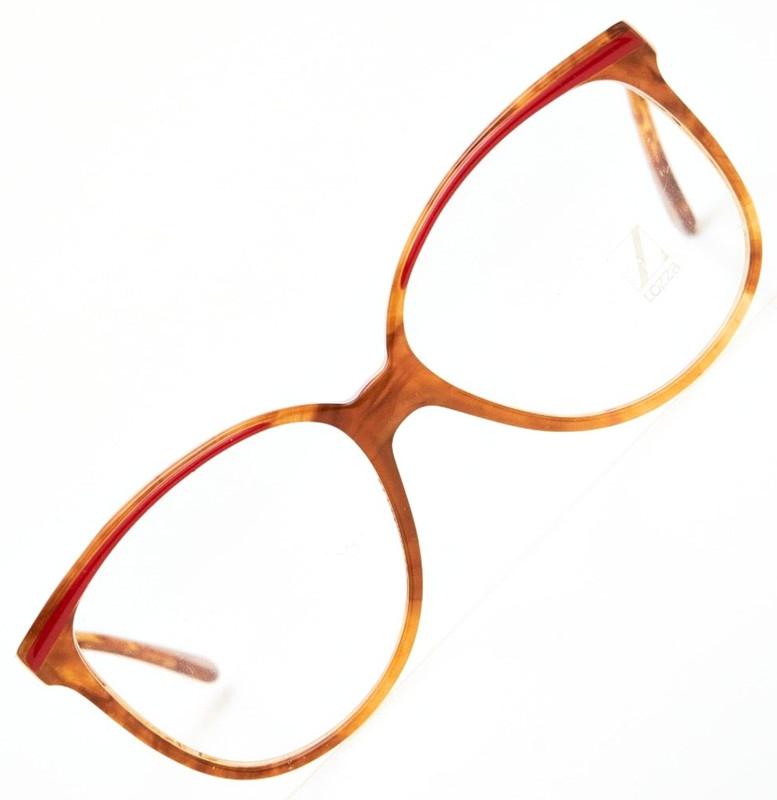 LOZZA PATRICIA 54 red/turtle butterfly butterfly glasses vintage 80s👓women