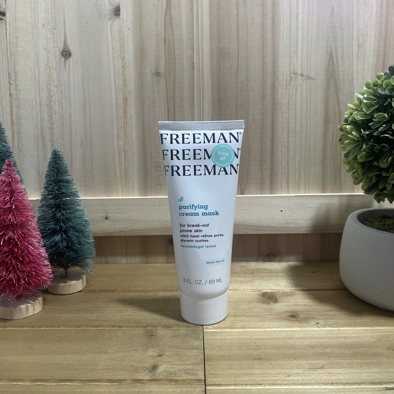 Lot of 2 - Freeman Beauty Purifying Cream Mask For Break-out Prone Skin 3 fl oz gallery
