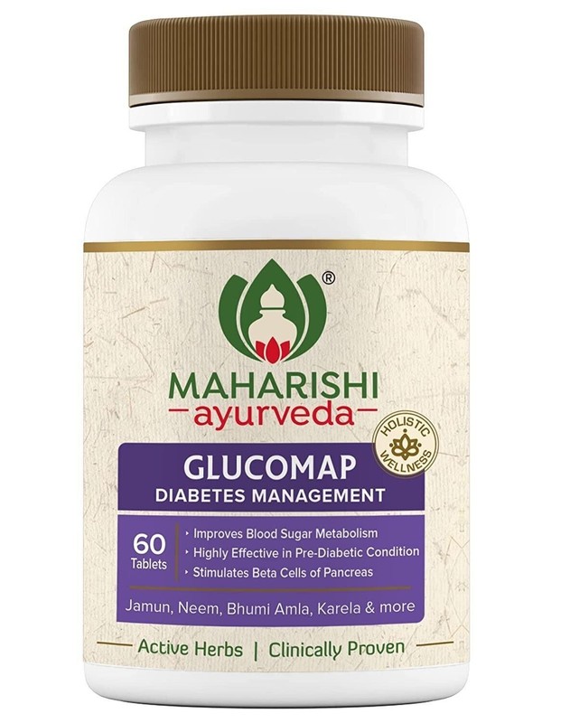 Maharishi Ayurveda Glucomap- 60 Tab | Jamun, Neem, Bhumi Amla, Karela