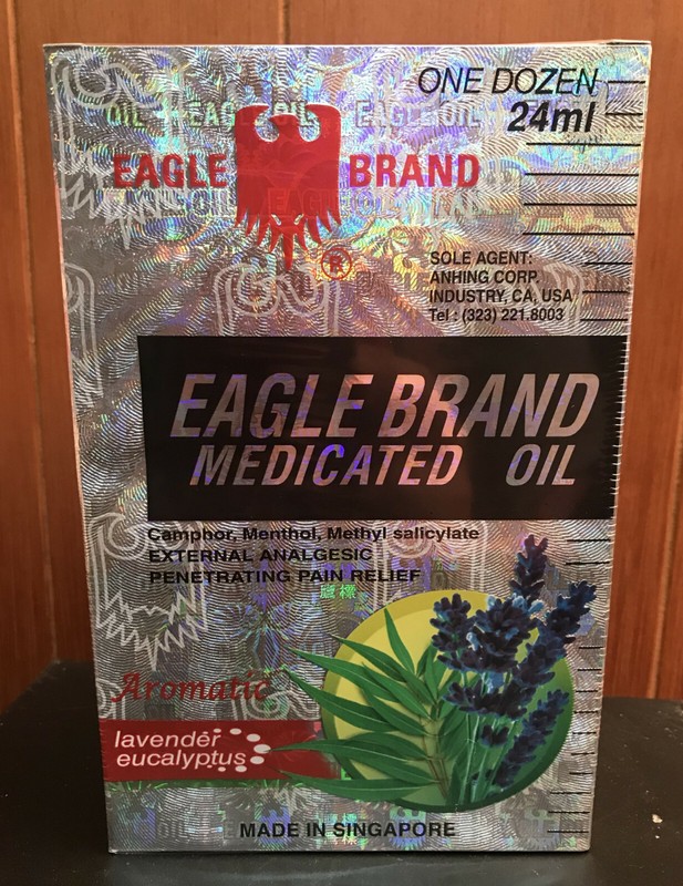 Eagle Brand Medicated Oil 24ml Bottle x 12 – 1 Dozen – Dau Xanh Con O WHITE