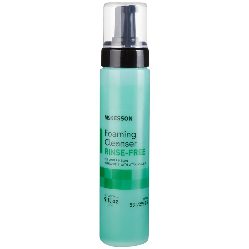 McKesson Rinse-Free Foaming Body Wash Cleanser Pump Bottle Scented 9 oz. 1 Ct
